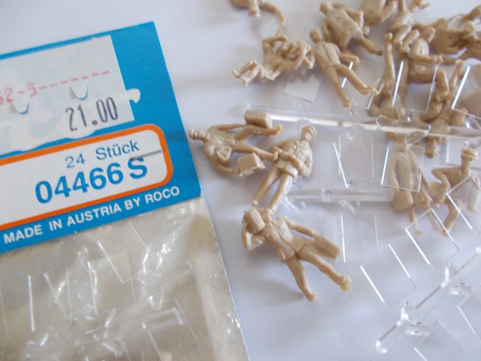 ROCO 4466 - 04466S - SET 24 PERSONAGGI DA VERNICIARE 1:87 - ROCO AUSTRIA !!! - Imagen 3 de 4
