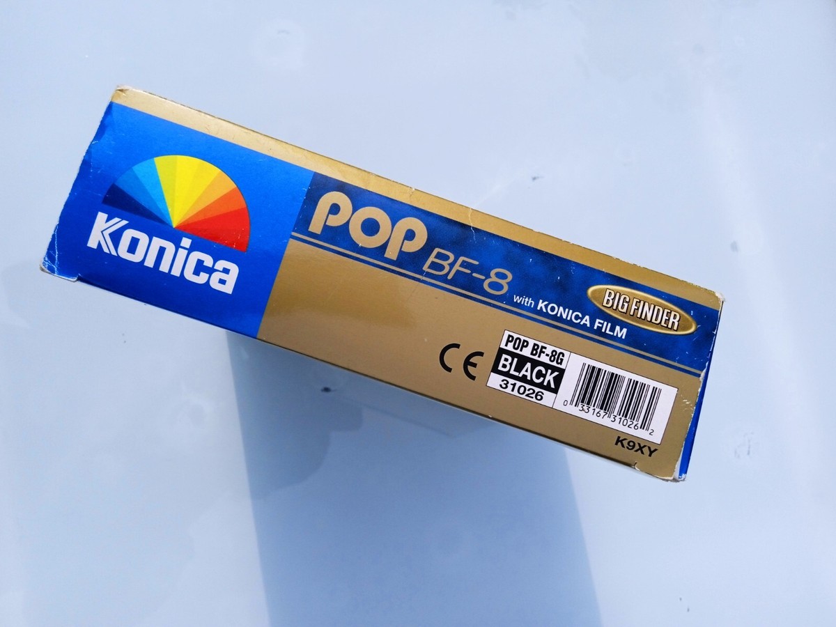 Appareil Photo Argentique Konica Pop BF-8 (années 90, Testé, Avec Boîte D'origine)