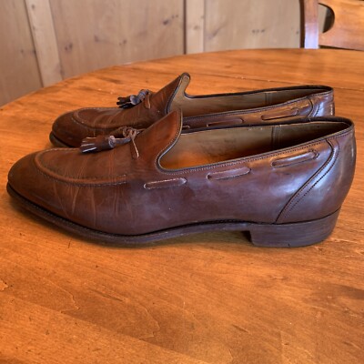 Mens Church's Made in England Brown Tassel Loafers Size 10 C | eBay