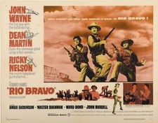 Rio Bravo (1959)John Wayne cult western movie poster reprint  18x12 inches