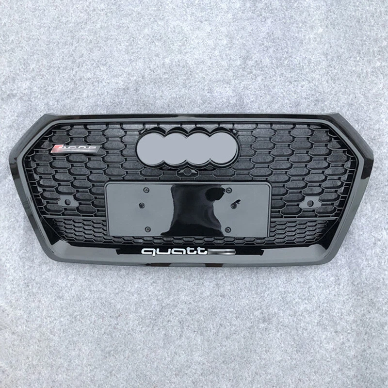 Per Audi Q5 SQ5 2018-2020 RSQ5 Anello nero griglia anteriore a nido d'ape - Image 2 of 4