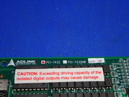ADLINK PCI-7432 PCI 32 CHANEL DIGITAL I/O CARD #GK4830 - Picture 4 of 5