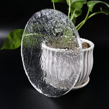 Clear Round Acrylic Display Stand Jewelry Earring Necklace Show Tray Holder