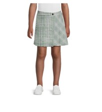 Girls XXL 18 green pleated skirt