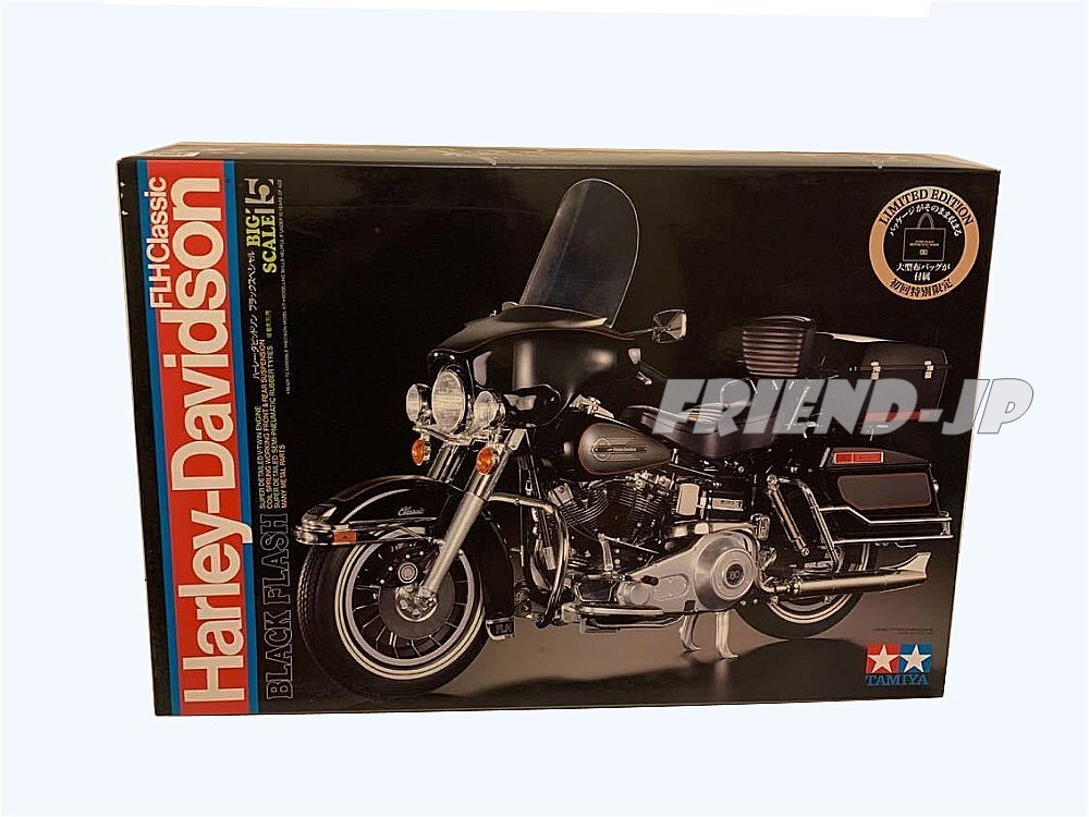 Tamiya 1/6 #16037 HARLEY DAVIDSON FLH CLASSIC BLACK Limited