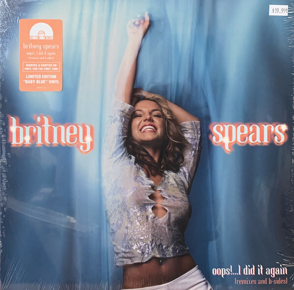 BRITNEY SPEARS OOPS I DID IT AGAIN REMIXES B-SIDES VINYL LP