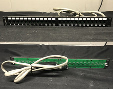 24-Port Ethernet Patch Panel 524-112-UM with Connector Cable