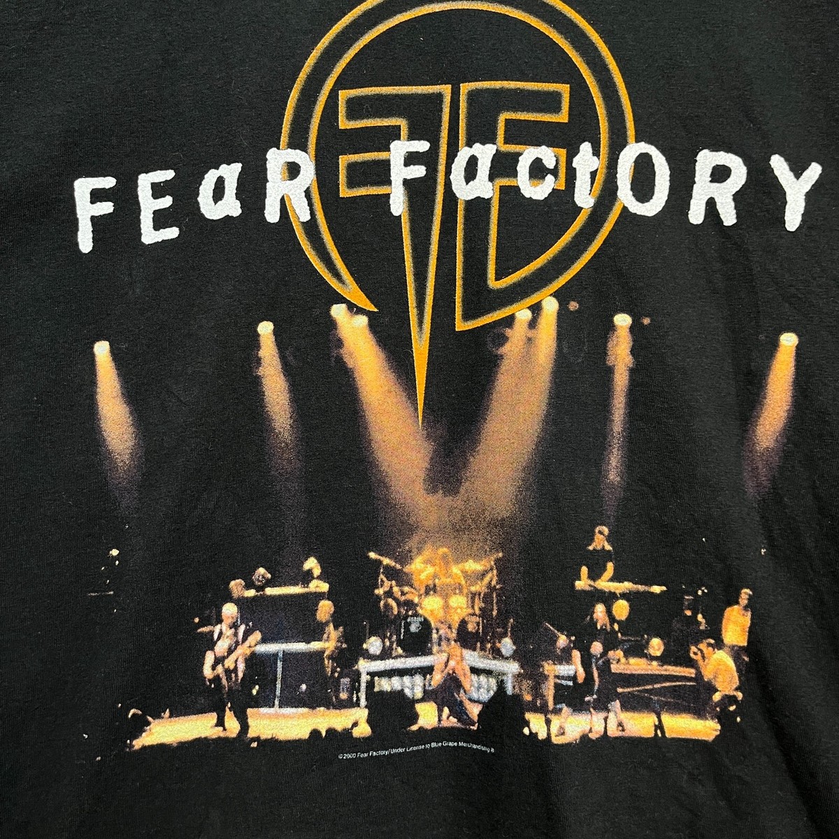 Vintage 2000 Fear Factory Black T-shirt Size XL Obsolete | eBay