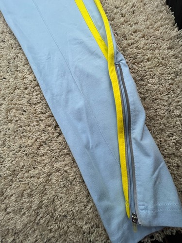 Vintage Nike Tracksuit Youth Large, Medium Blue Yellow Jacket, Joggers w Logos - Picture 13 of 24