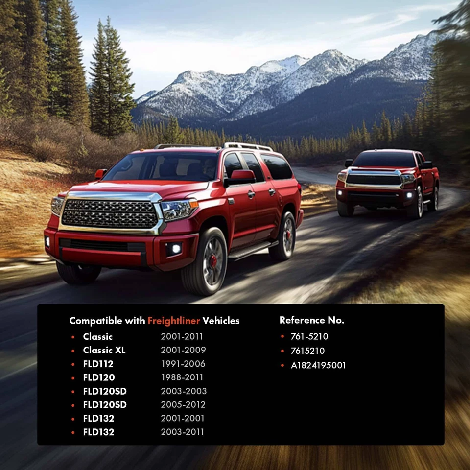 Manija de puerta interior negra para pasajero delantero para Freightliner FLD112 FLD132 FLD120 Foto 2 de 4