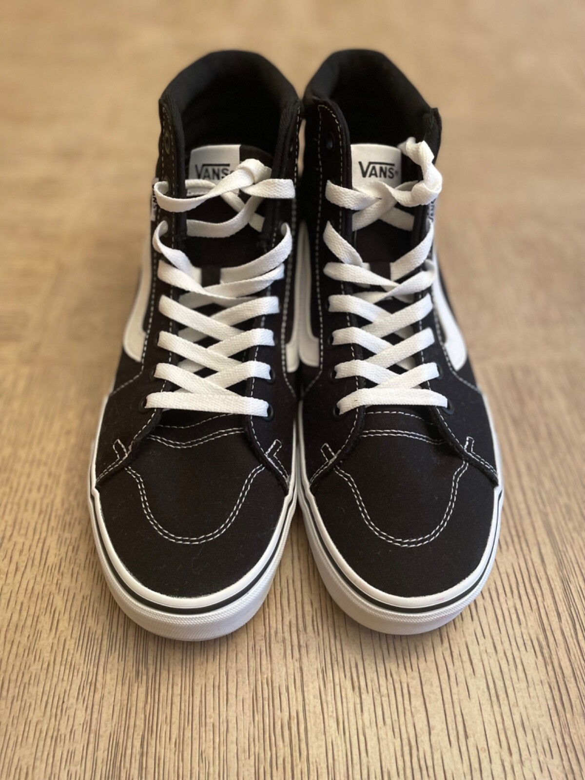 Size 10 - VANS Sk8-Hi Black Women