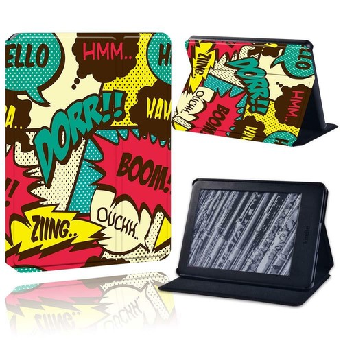 Graffiti - Leather Stand Cover Case For Amazon Kindle 11th Generation 2022 +Pen - Picture 30 of 32