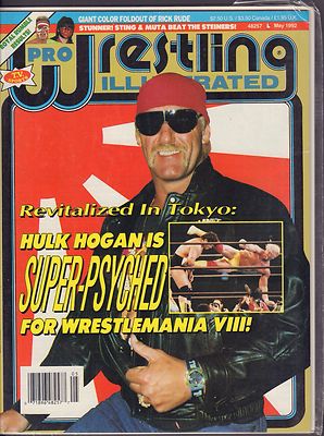 Pro Wrestling Illustrated May 1992 Hulk Hogan, Sting, Muta  VG 072716DBE