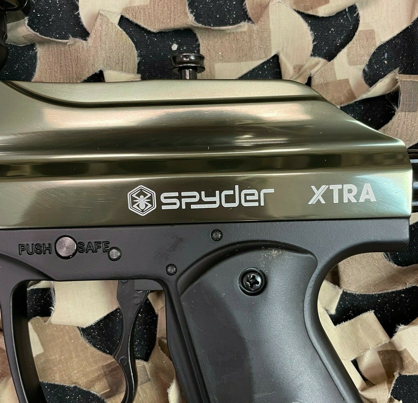 NEW Kingman Spyder Xtra SemiAuto Paintball Gun Gloss Olive eBay