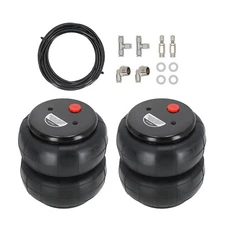 2pcs 2600lbs Air Suspension Bags Single Port 1/2"npt for Universal with Air Line