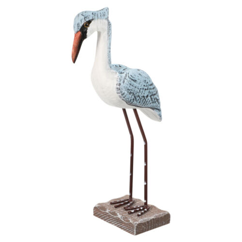  Seagull Home Decoration Wood Lawn Ornament Outdoor Wooden Figurine - Picture 1 of 6