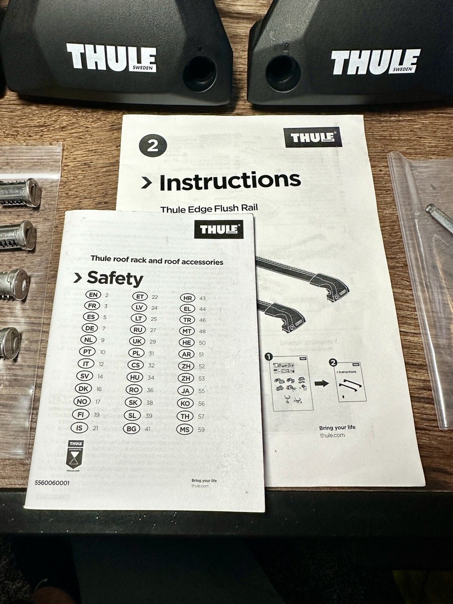 Thule KIT Flush Rail 6016 – Dachträger-Befestigungsset Für Mitsubishi Outlander Mit Dachreling