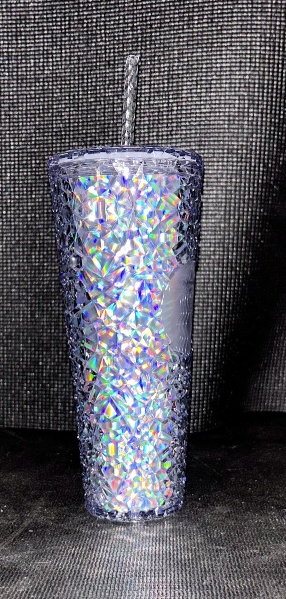 Starbucks 2024 Holidays Clear Gem Plastic Cold Cup 24oz NEW