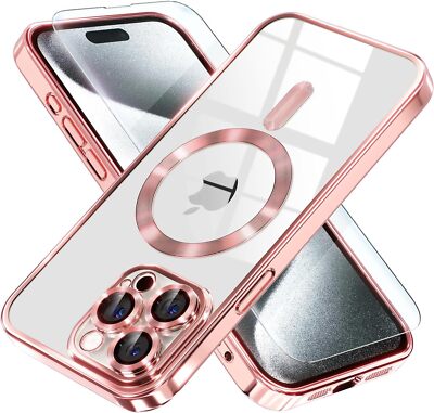 Magsafe TPU Hülle Für iPhone 16 15 14 13 12 Pro Max Handy Kamera Schutz Case