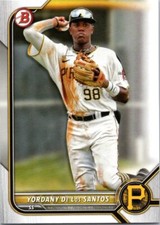 2022 Bowman Draft #BD-1 Yordany De Los Santos