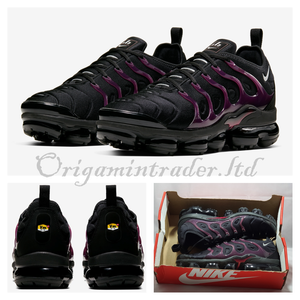 vapormax plus black and noble red