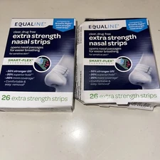 Equaline Extra Strength Nasal Strips 52 CLEAR