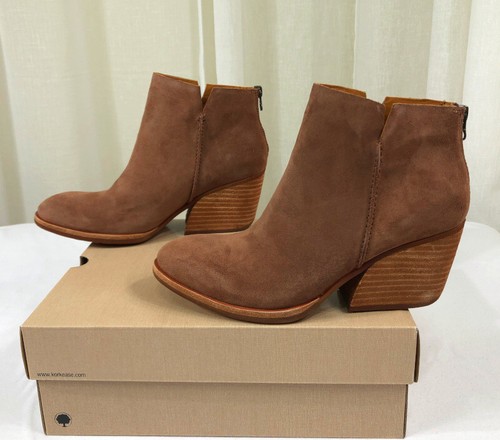 Neu im Karton Kork-Ease Chandra Wildleder Stiefelette Absatz/Rücken Reißverschluss US 8,5/40 braun - Bild 11 von 18