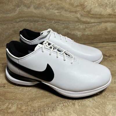Men's Nike Air Zoom Victory Tour 2 Golf Shoes White Black Mens