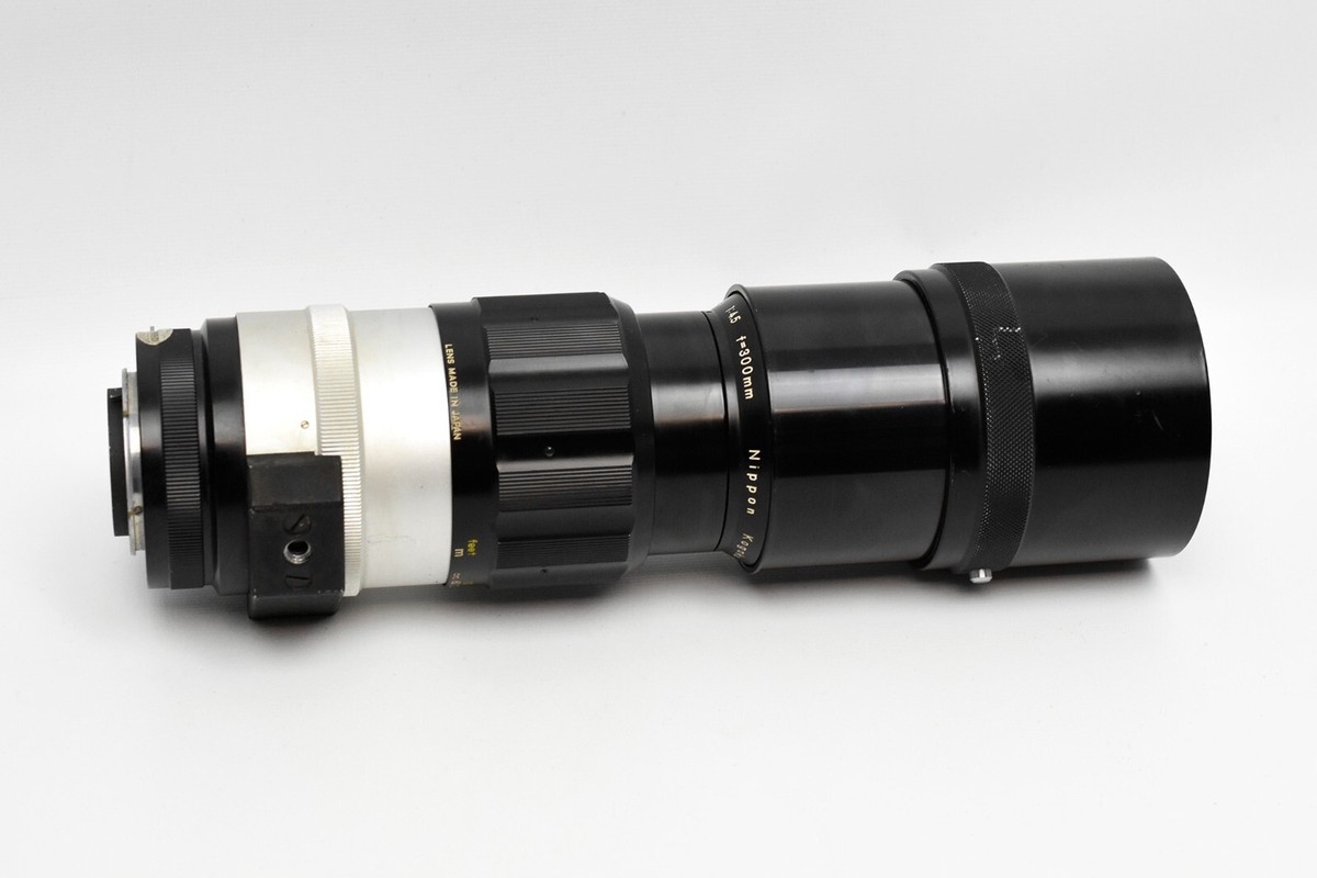 Nikonレンズ　1:4.5 f=300㎜　NIKKOR-P Nikon Nikkor-P Auto 1:4.5 f/300mm Lens Nippon Kogaku Japan with