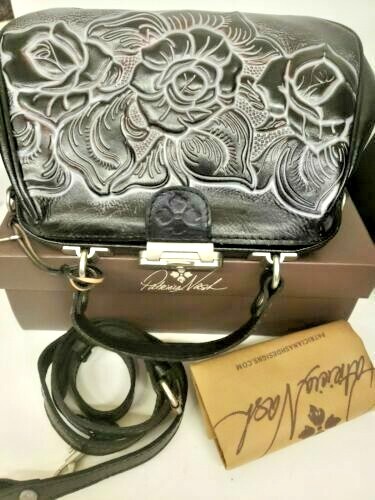 PATRICIA NASH Gracchi Vintage Tooled leather Frame SATCHEL UNIQUE