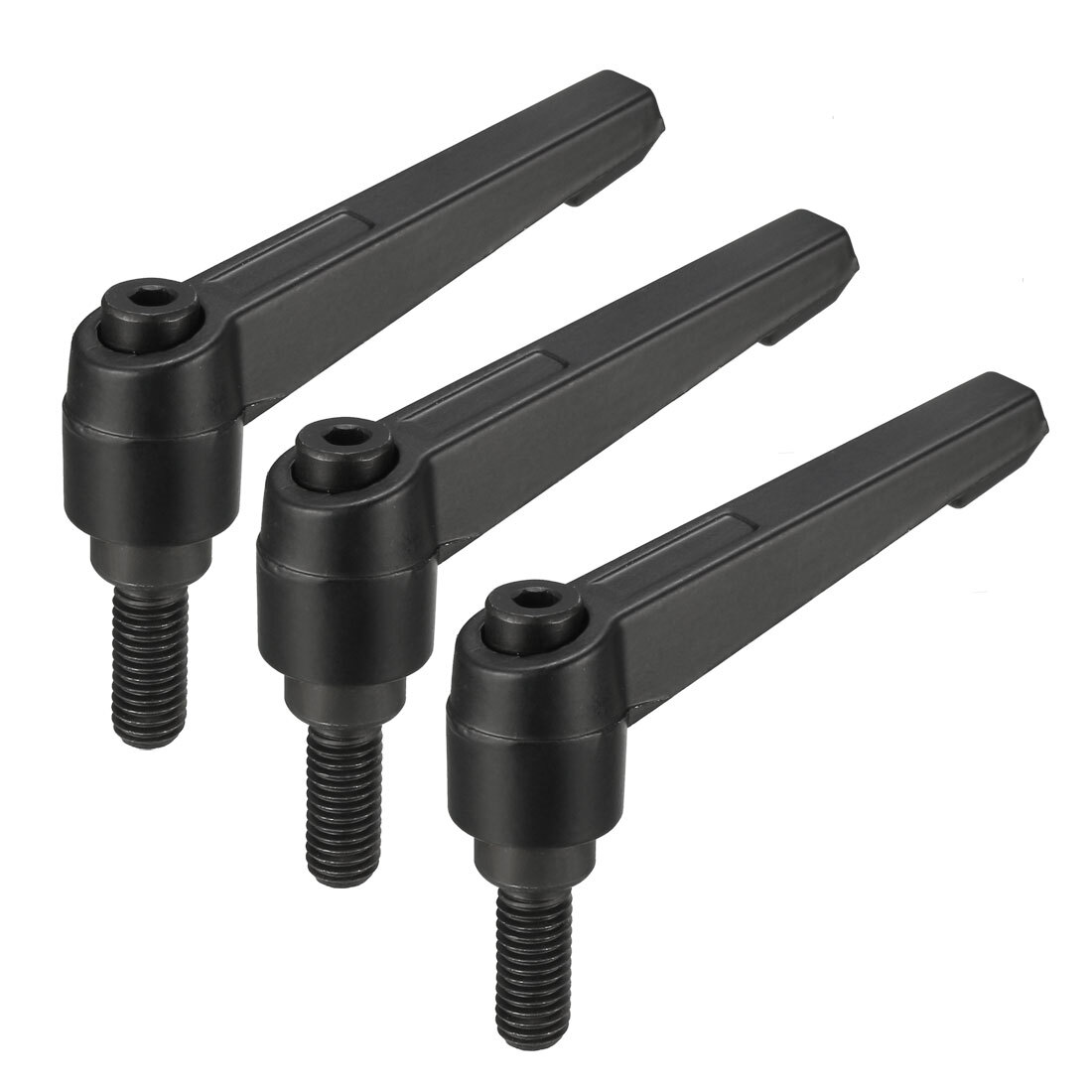 M5 x 10mm Filetage Mâle 15mm Tête Ronde à visser Bouton Serrage