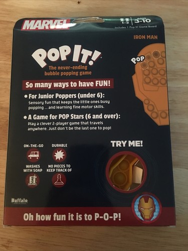 💥Marvel IRON MAN -Disney POP IT! - Picture 3 of 5