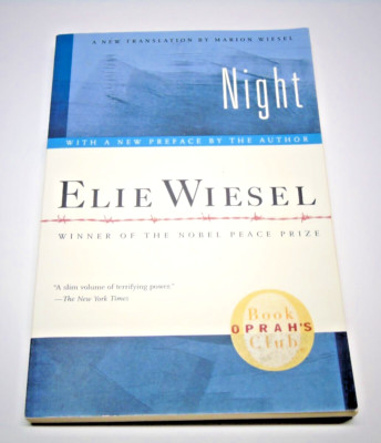 Night by Elie Wiesel First Edition of This Translation 2006, Paperback
