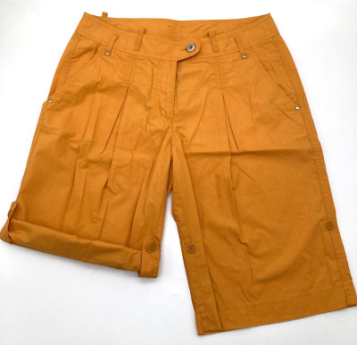 Alba Moda Bermuda Shorts Gr. 38 hellorange Krempelbar Neu ohne Etikett