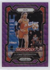 2024 Panini Prizm Monopoly WNBA Purple Wave Prizm DiJonai Carrington #17 p7i