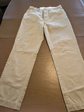 Vintage Polo Ralph Lauren Prospect Pants Mens 34x34 Beige Trousers Khakis VGC 