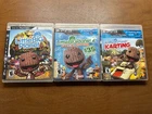 LittleBigPlanet 1 2 & Karting PlayStation 3 PS3 Game Manual Lot CIB Tested