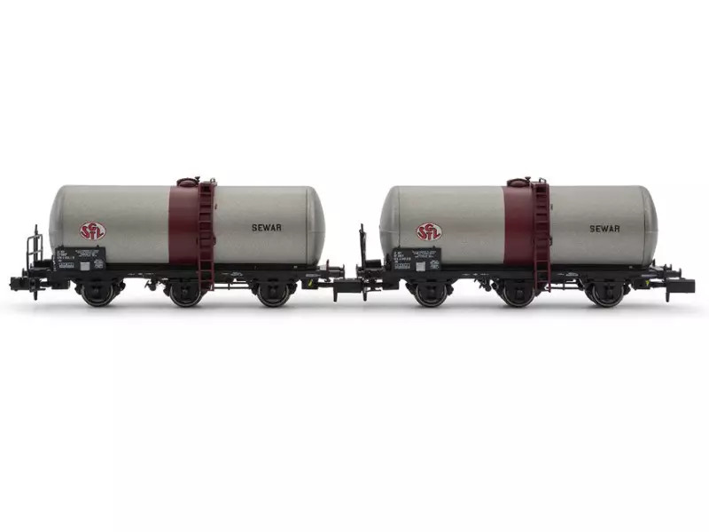Wagons citerne vin ARNOLD 3 essieux anti-déraillement échelle N
