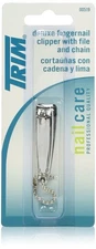 Trim Fingernail Clipper W/File+Chain