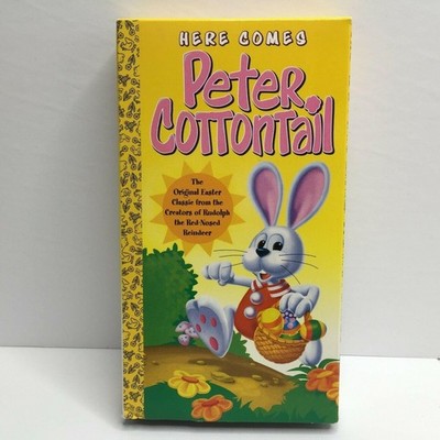 Here Comes Peter Cottontail VHS Easter Classic Kids Movie 1990 Golden Books