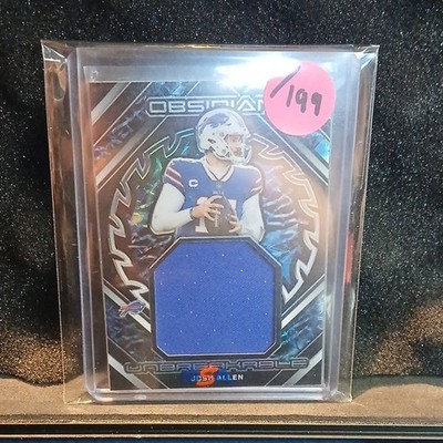2023 Panini Obsidian - Unbreakable Memorabilia Josh Allen #UM-JAL /199 (MEM)