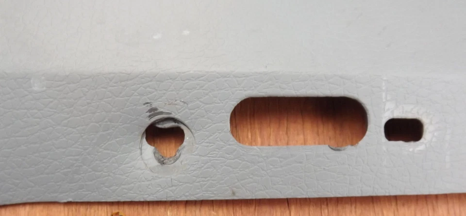 Lower Dash Knee Plate Cover Panel for 1985-1991 Chevy GMC G10 G20 G30 Van grey - Image 2 of 3