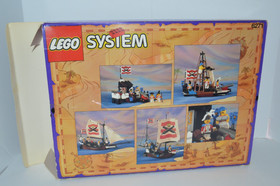 RARE 1992 LEGO System #6271 Imperial Flagship - Incomplete With Box & Manual