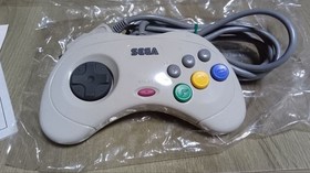 SEGA Saturn Console White Body Only Tested Controller No Manual Japan NTSC-J