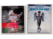  Reds (1981)  & Heaven Can Wait- 2 Blu-ray Warren Beatty Hits!  New w/ Slipcover