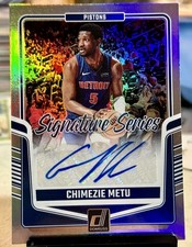 2024-25 Panini Donruss - Signature Series Chimezie METU AUTO #SS-CMP (AU)
