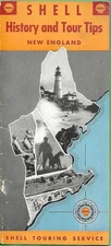 1938 SHELL Touring Guide NEW ENGLAND History & Travel Tips Events Calendar 32 pp