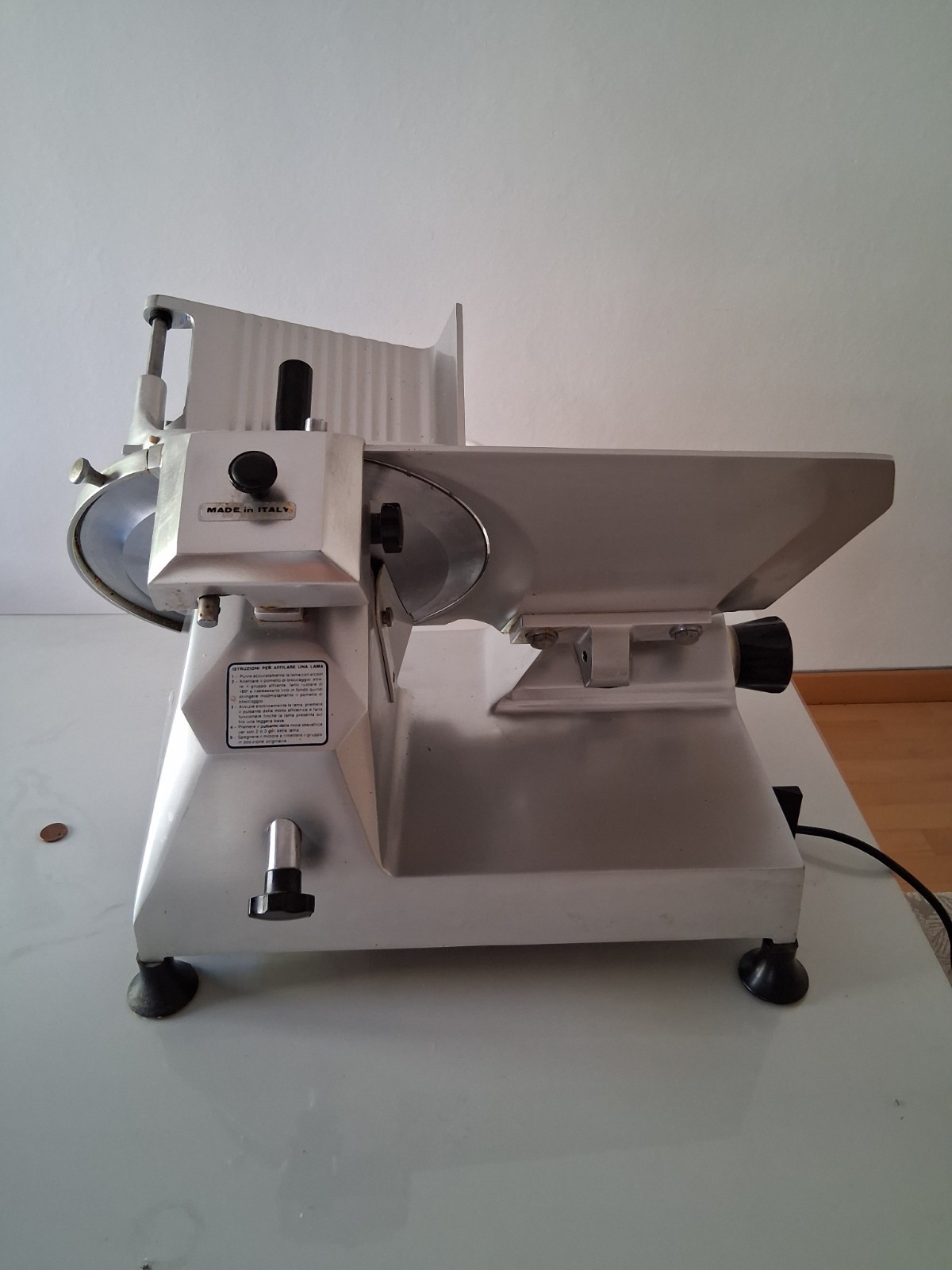 Chiozzin Affettatrice elettrica Tipo 275 220V argento