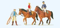 Preiser 10502 Auf Dem Reiterhof 1:87 / H0