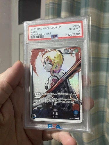 Alternate Art Nami One Piece 2023 Pillars of Strength OP03-040 L Japanese PSA 10